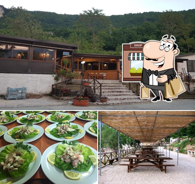 Questa è la immagine che presenta la esterno e tavolo da pranzo di Il Brigante