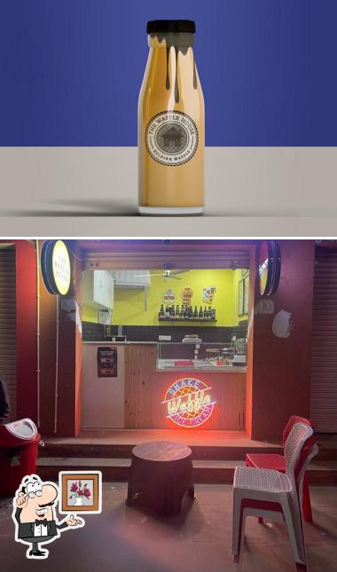 The interior of The Waffle House