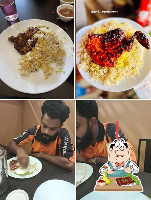 Baby back ribs at Alif Restaurant