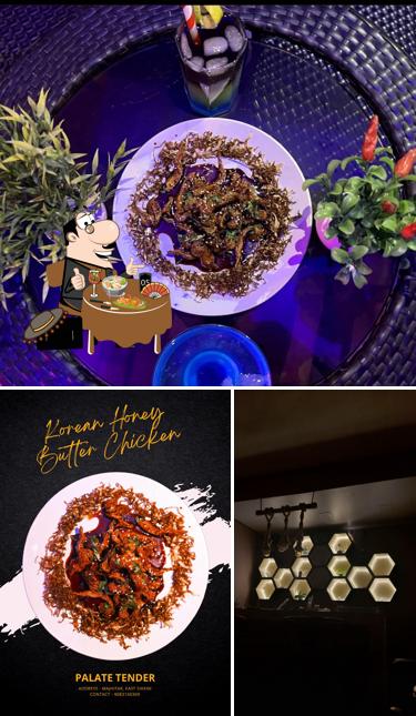 Meals at Palate tender bar and restaurant