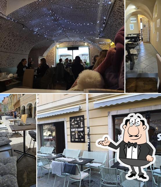 Gli interni di Kofein Shop