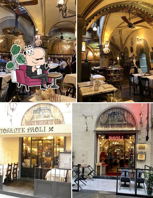 Gli interni di Antico Ristorante Paoli 1827