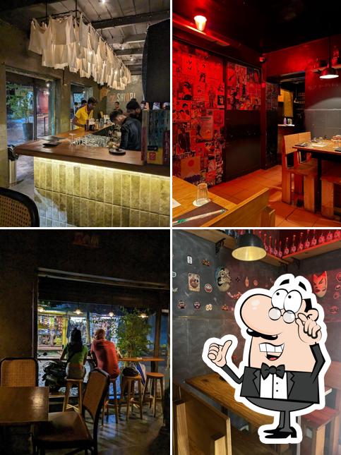 The interior of Makutsu - Japanese & Asian Bar