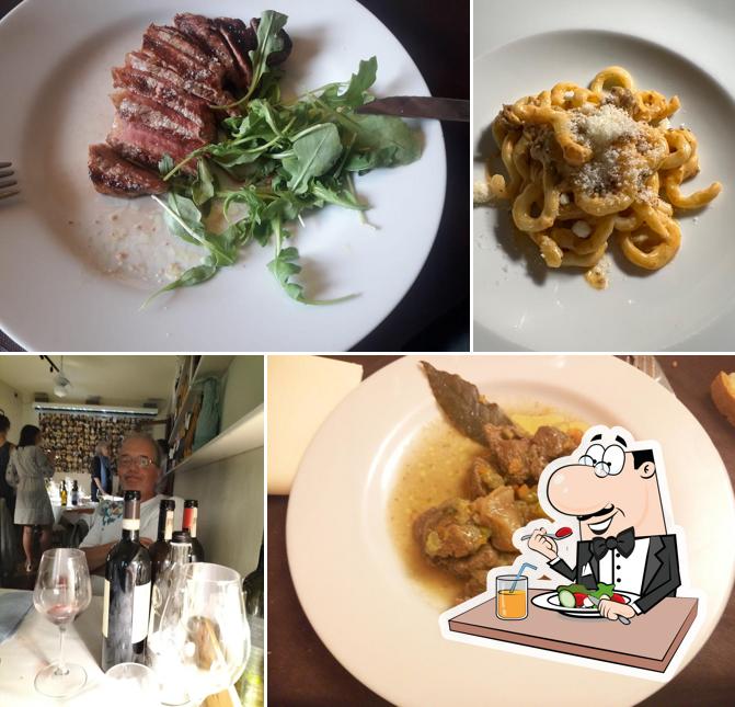 Cibo al Trattoria L'Ombelico del Mondo "Il Barrino" di Montisi