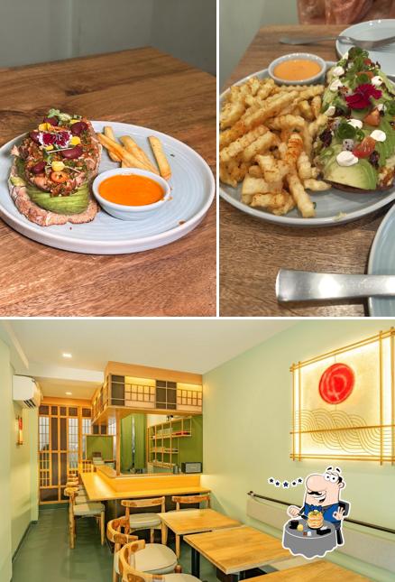 The restaurant's food and interior