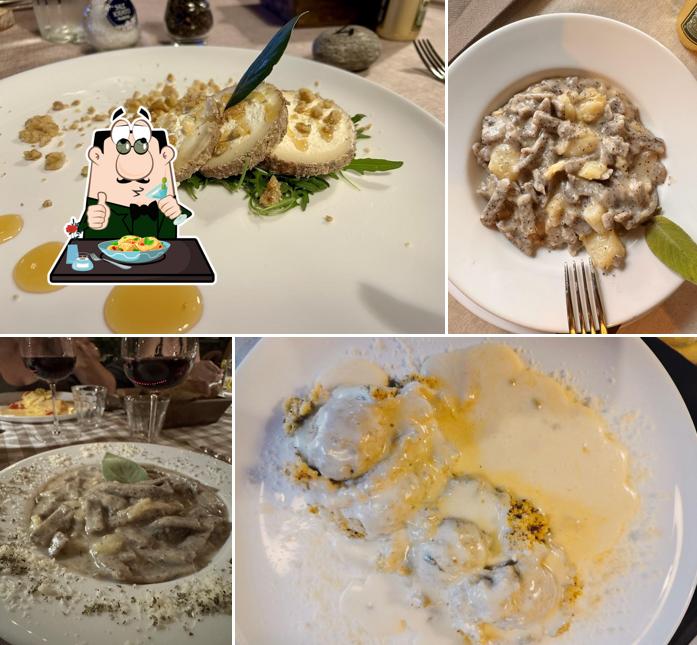 Platti al Al Glicine trattoria con vista