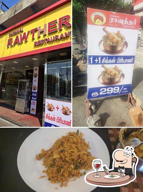 Food at Chennai Rawther Biriyani