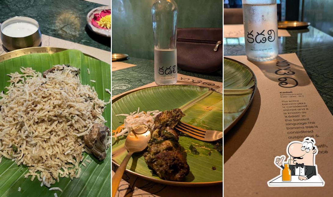 Enjoy a beverage at Kadali Kitchen