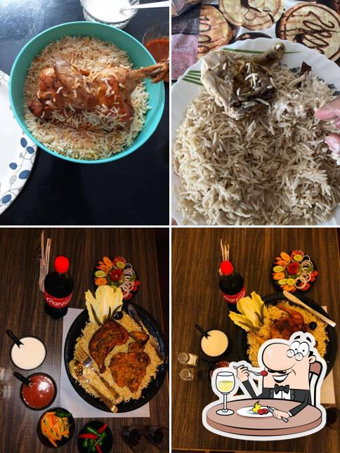 Food at Qasr Arabic Restaurant
