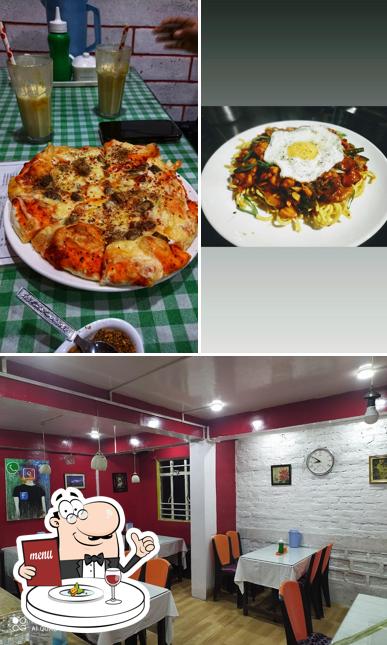 Home Town Pizzaria and Restaurant is distinguished by food and interior