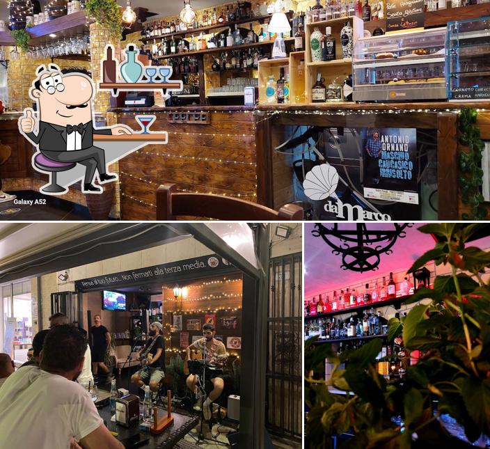 Gli interni di Bar Da Marco
