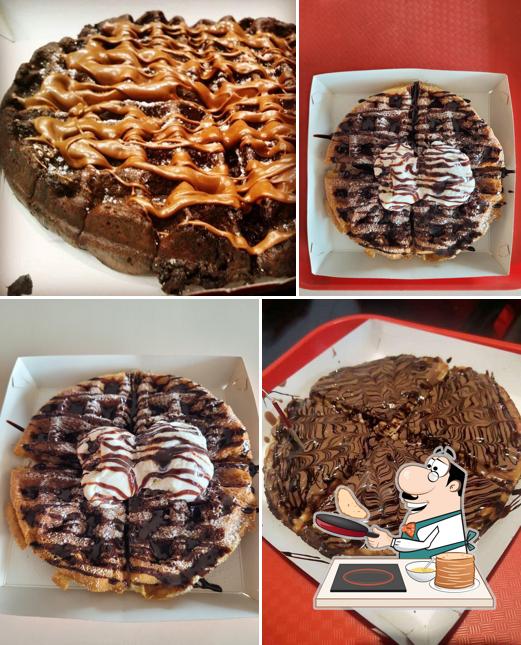 Pancakes at NJO'S Waffles Bar/Hot Dog Bar