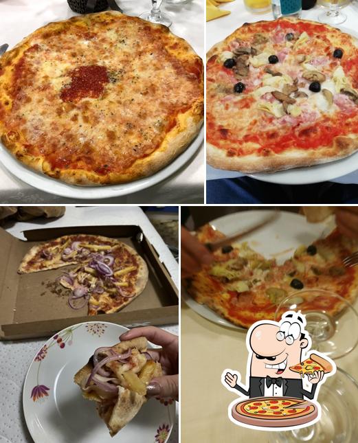 A Ristorante Pizzeria Sorrento, puoi ordinare una bella pizza