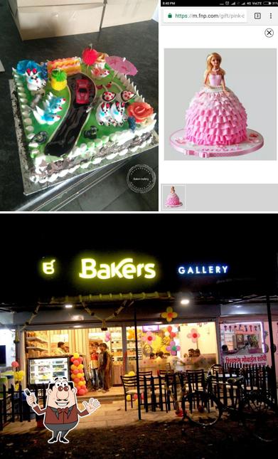 The photo of food and interior at Bakers Gallery