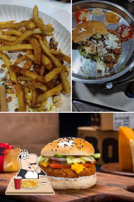 French fries at Boss Burger Dadar