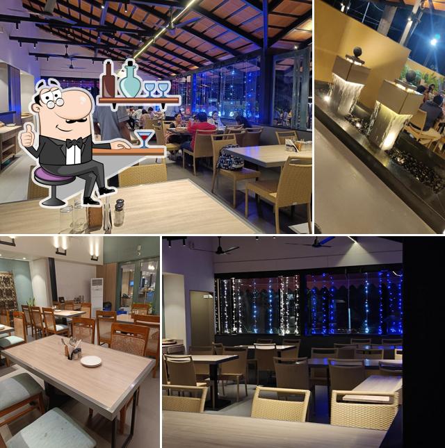 The interior of Kailasa Veg restaurant