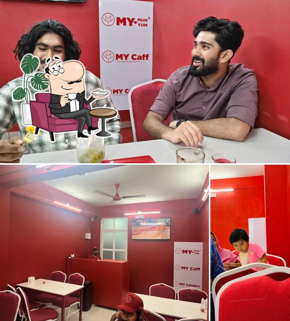 The interior of MY Mum Yum Foods and Services Kakkanad , Kochi 24 hours Cafe and Event Management