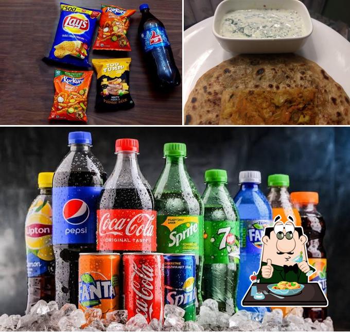 The restaurant's food and beverage