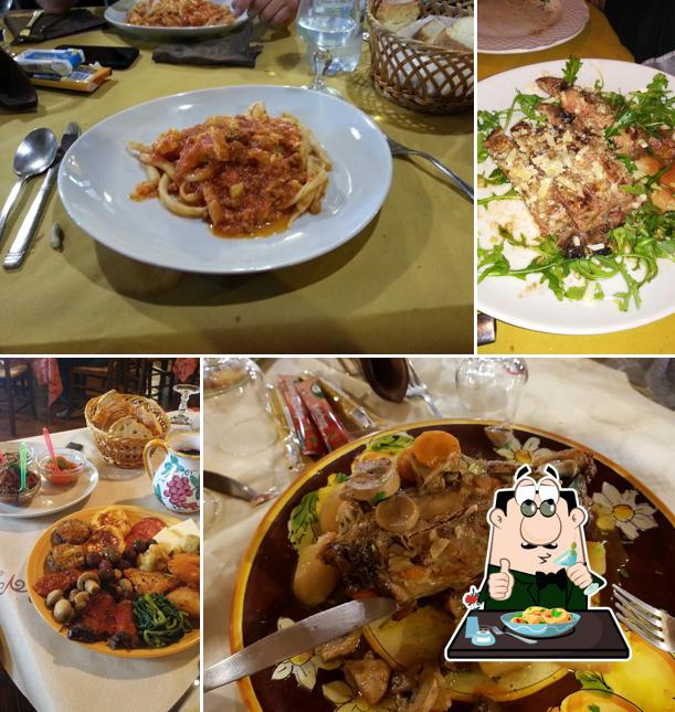 Platti al Trattoria Pizzeria Monte D'Oro