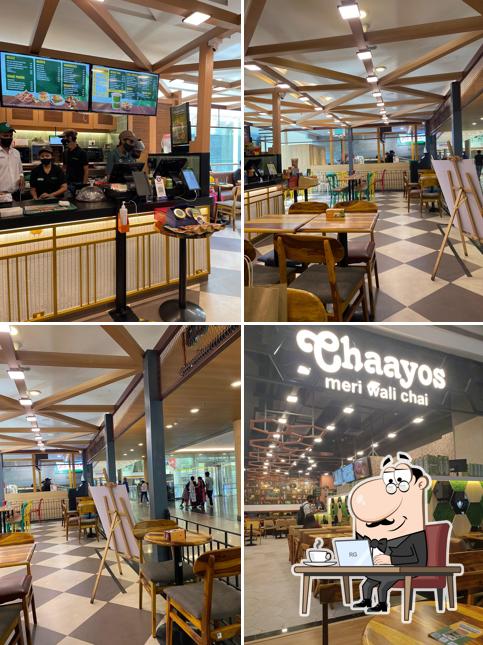 Check out how Chaayos Cafe at Orion Mall looks inside