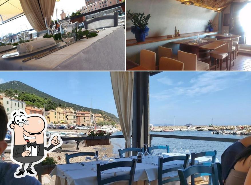 Gli interni di Osteria Vento in Poppa