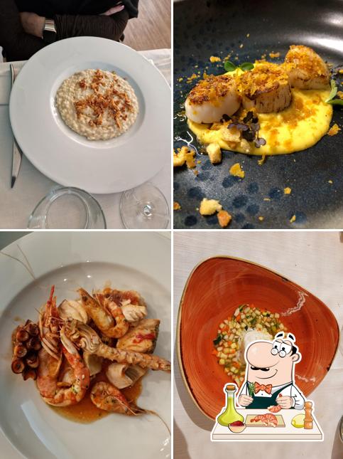 Gamberetti e grana al Binomio, ristorante caffetteria