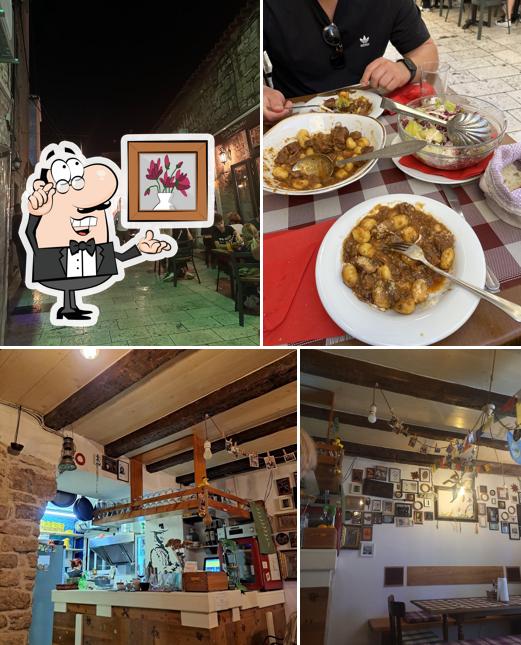 Gli interni di DeListes restaurant Split