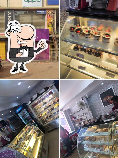 The interior of Mio Amore cake Shop