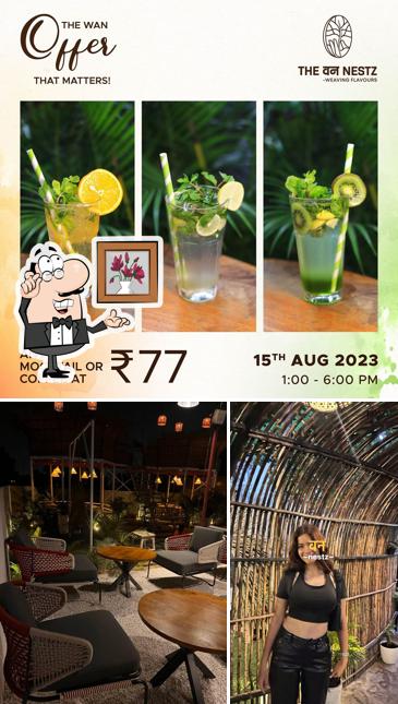The interior of The Wan Nestz Resto & Cafe