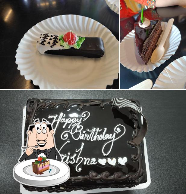 Chocolate cake at Amma's Pastries