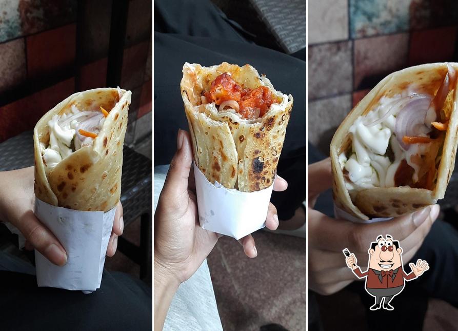 Food at KATHI ROLL WALA