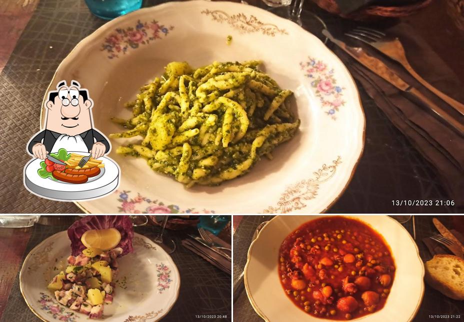 Platti al Pizzeria Beciagrilli