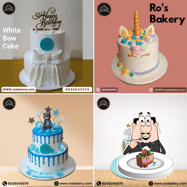 See this picture of Ro's Bakery