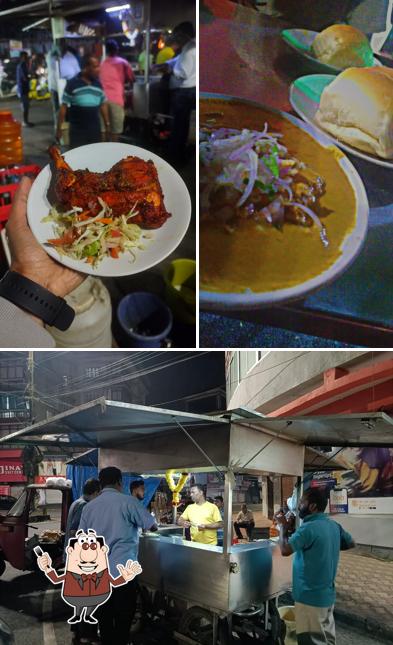 The restaurant's food and exterior