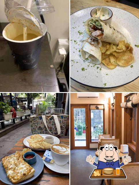 This is the image depicting food and interior at Sardar-Ji-Bakhsh Coffee