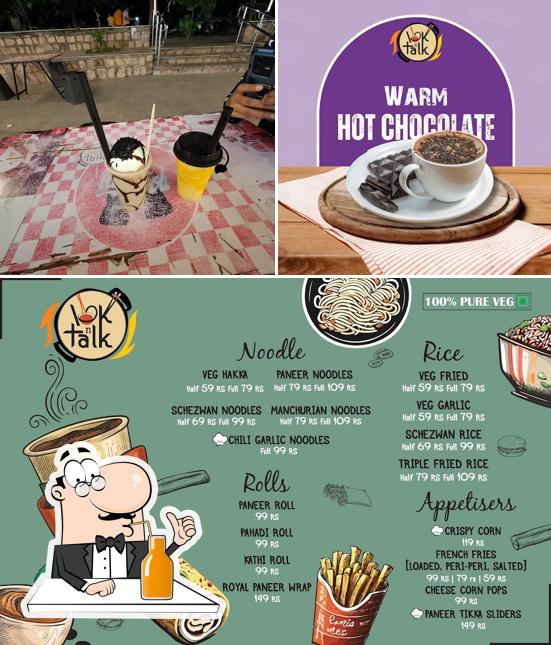 Enjoy a drink at Wok n Talk