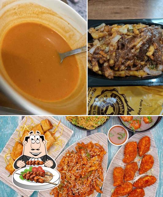 Food at Chinese Veg Crunch by Punjabi Angithi