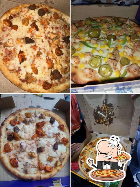 Pick pizza at Crusto's - Cheese Burst Pizza By Olio