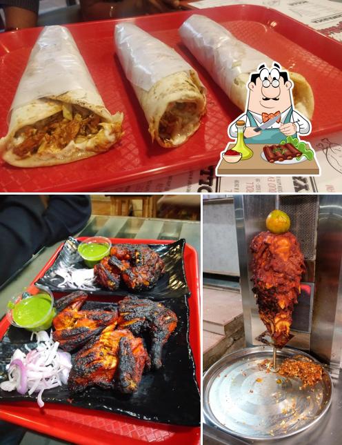 Meat meals are available at Grillify