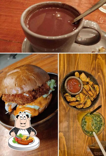 Take a look at the picture displaying food and beverage at Inari Bistro