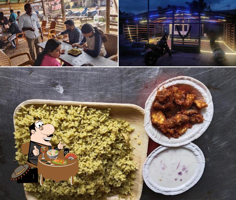 Food at Chandu's Mushroom Dum Biriyani