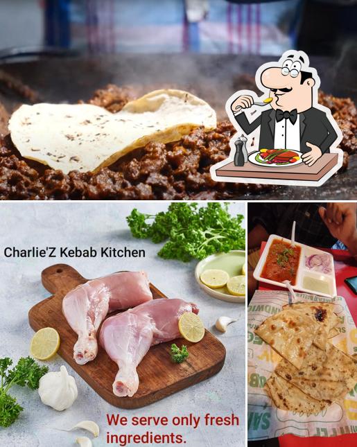 Food at Charlie'z Kebab Kitchen