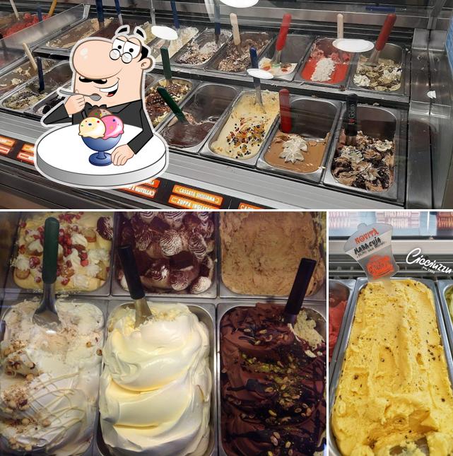 Gelateria Cicciuzzu offre un'ampia selezione di dessert