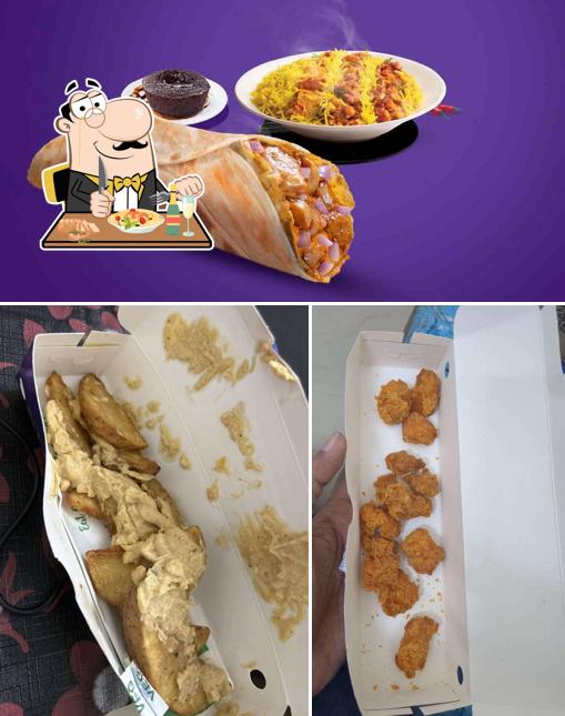 Food at Faasos-Wraps and rolls