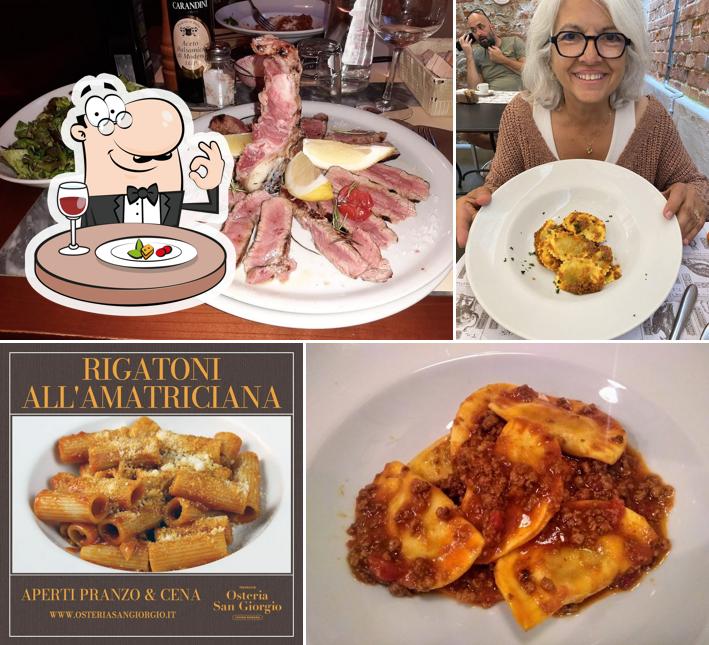 Platti al Osteria San Giorgio