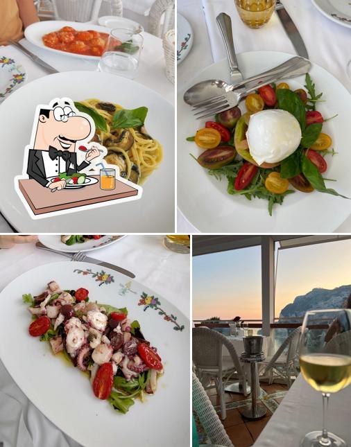 Platti al Ristorante L'Agave Capri
