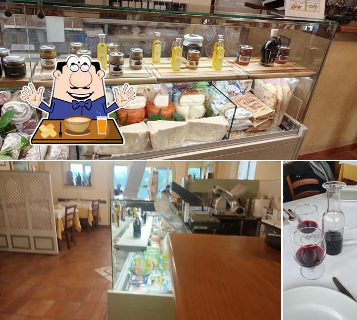 Cibo al Trattoria il Carlino d'Oro