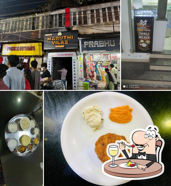 Food at Maruthi Vilas Vegetarian Restaurant