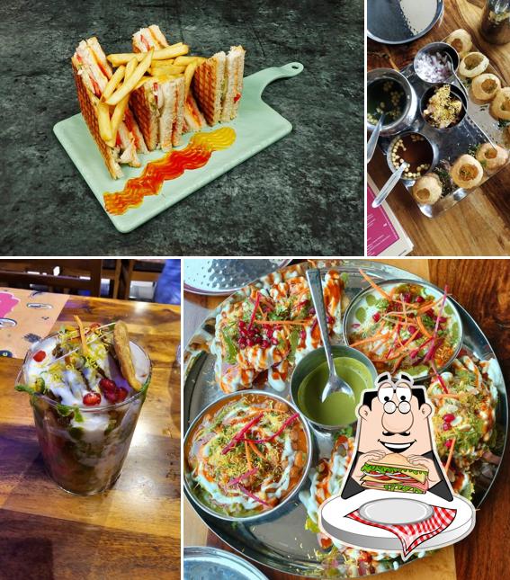 Club sandwich at Chaat Ka Chaska