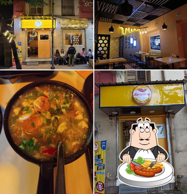 The restaurant's food and interior